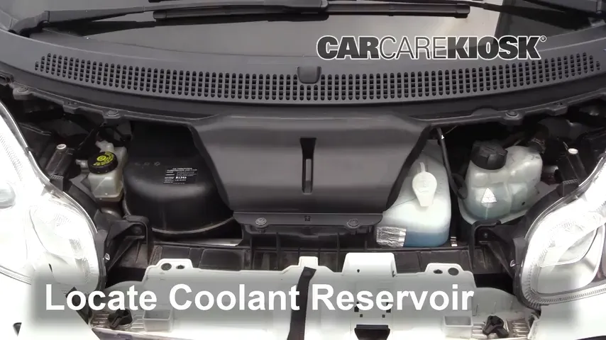 2014 Smart Fortwo Passion 1.0L 3 Cyl. Antigel (Liquide de Refroidissement) Ajouter de Antigel